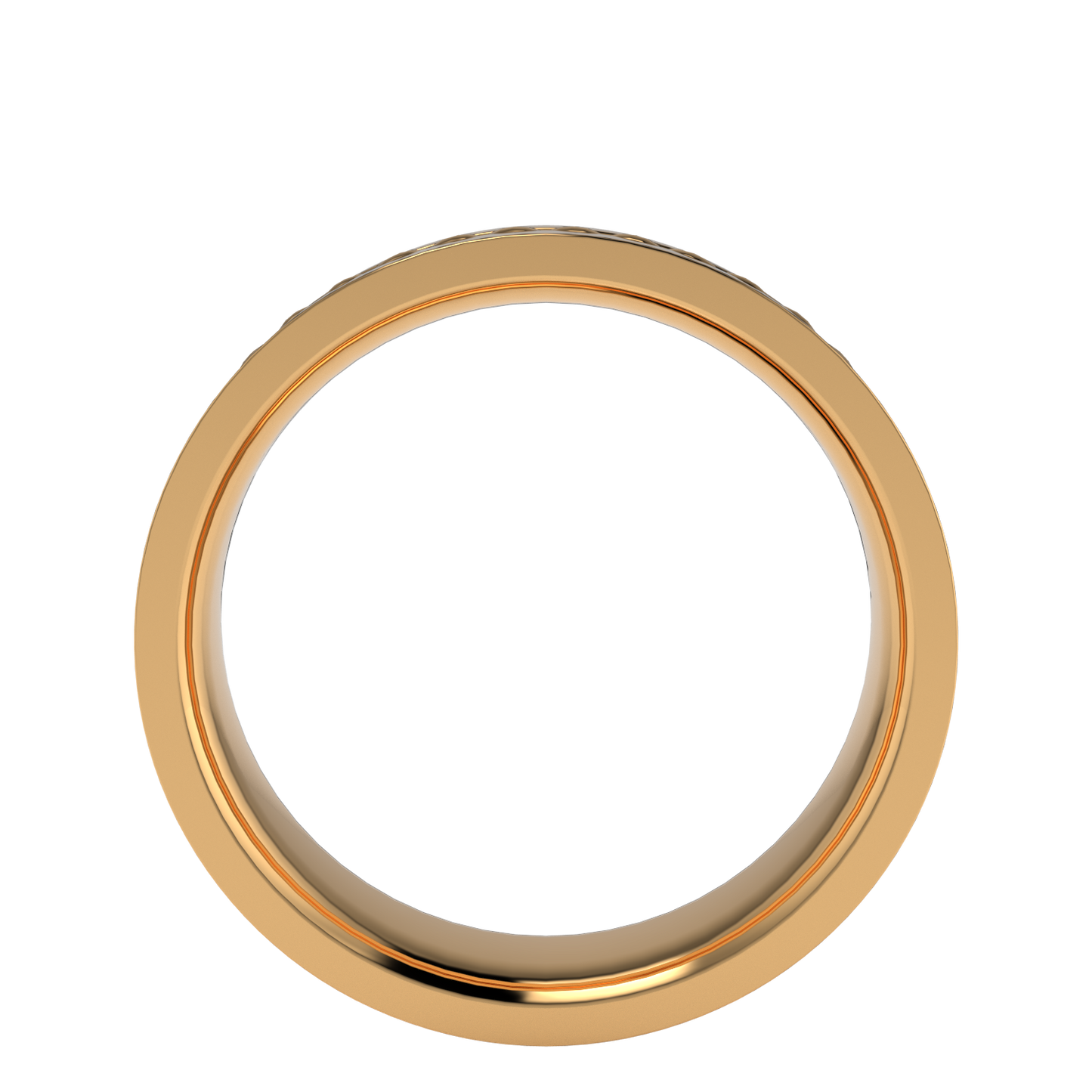 Twisted rope wedding band