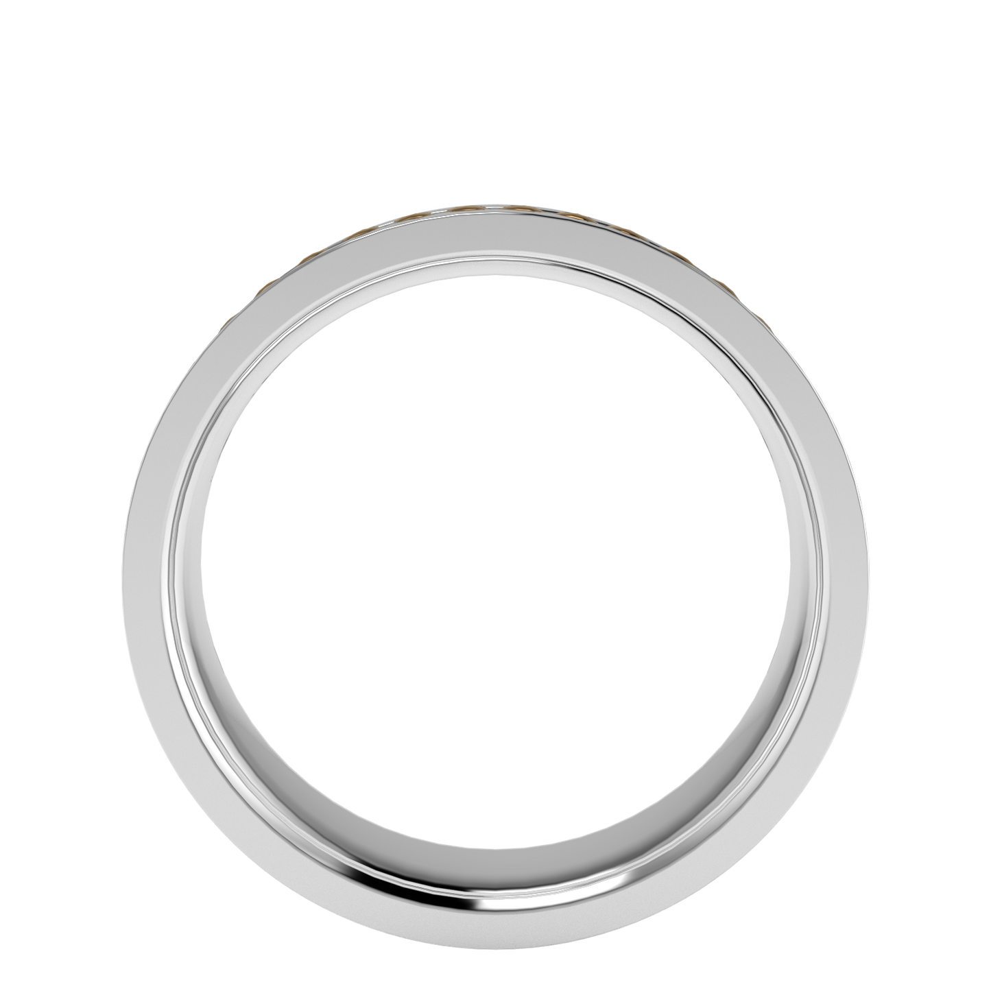 Twisted rope wedding band