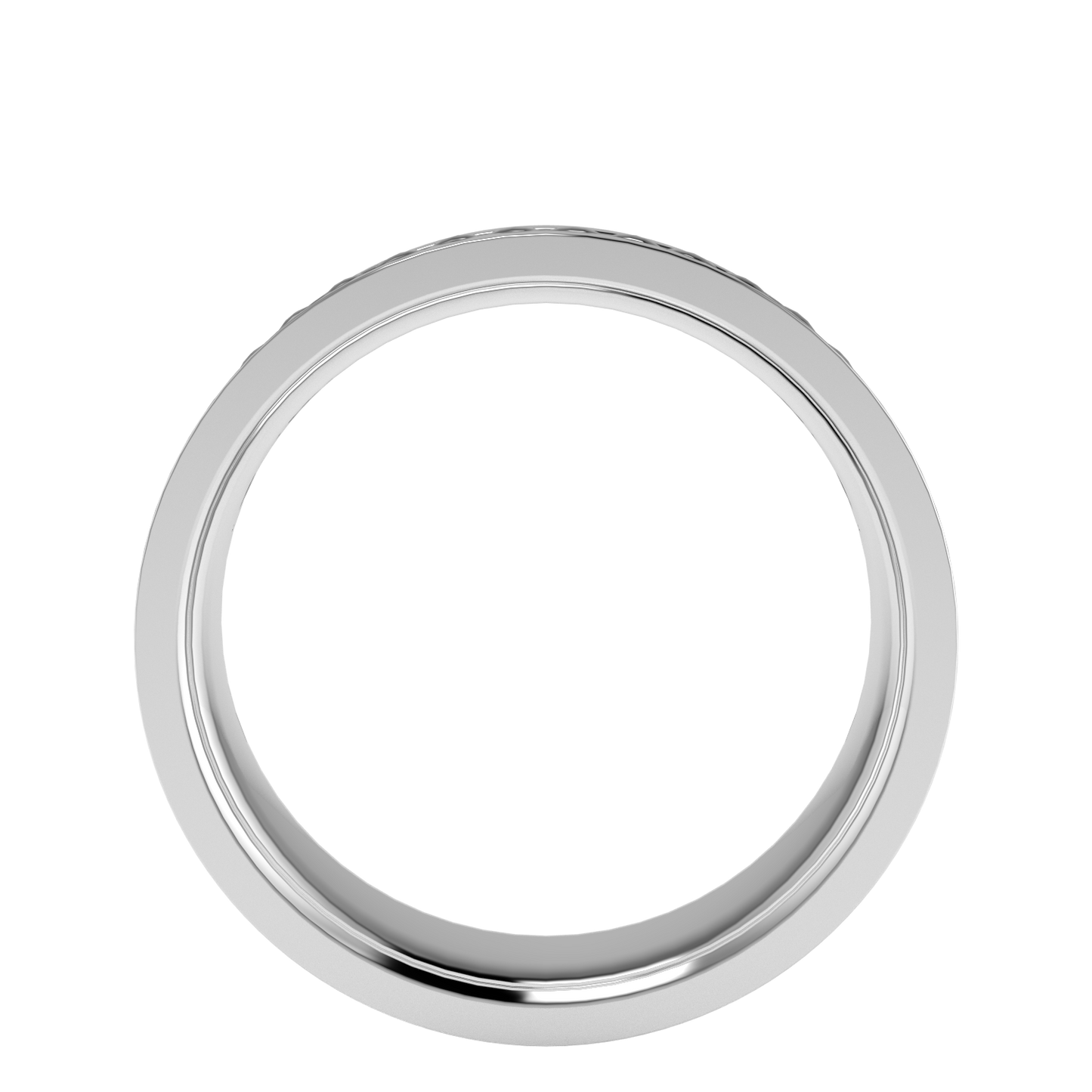 Twisted rope wedding band