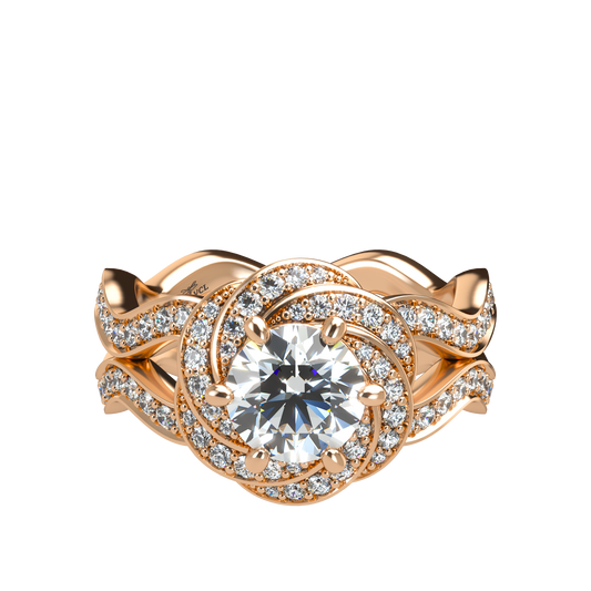Cupcake VCL Halo prestige diamond Ring