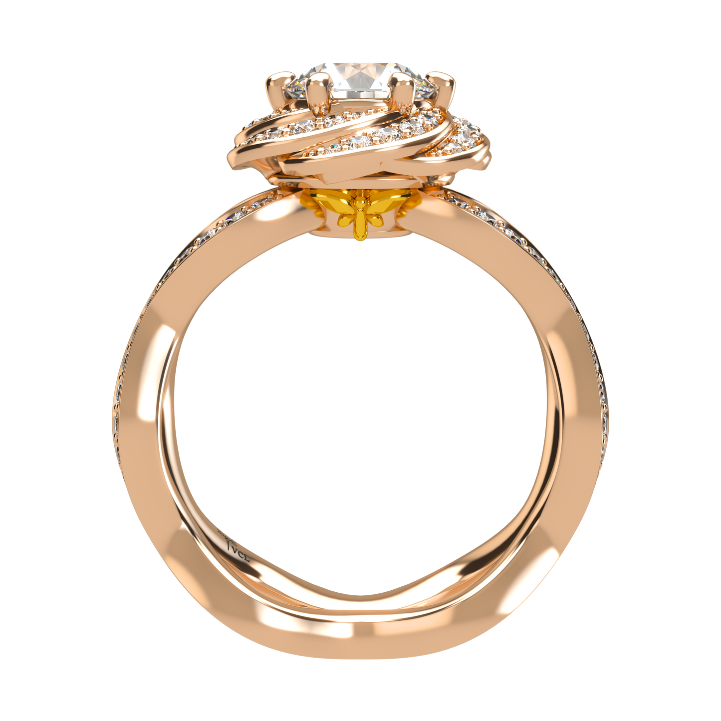 Cupcake VCL Halo prestige diamond Ring