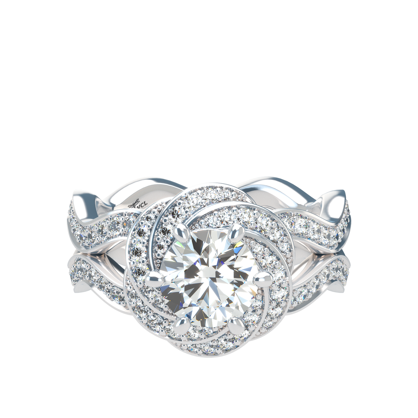 Cupcake VCL Halo prestige diamond Ring