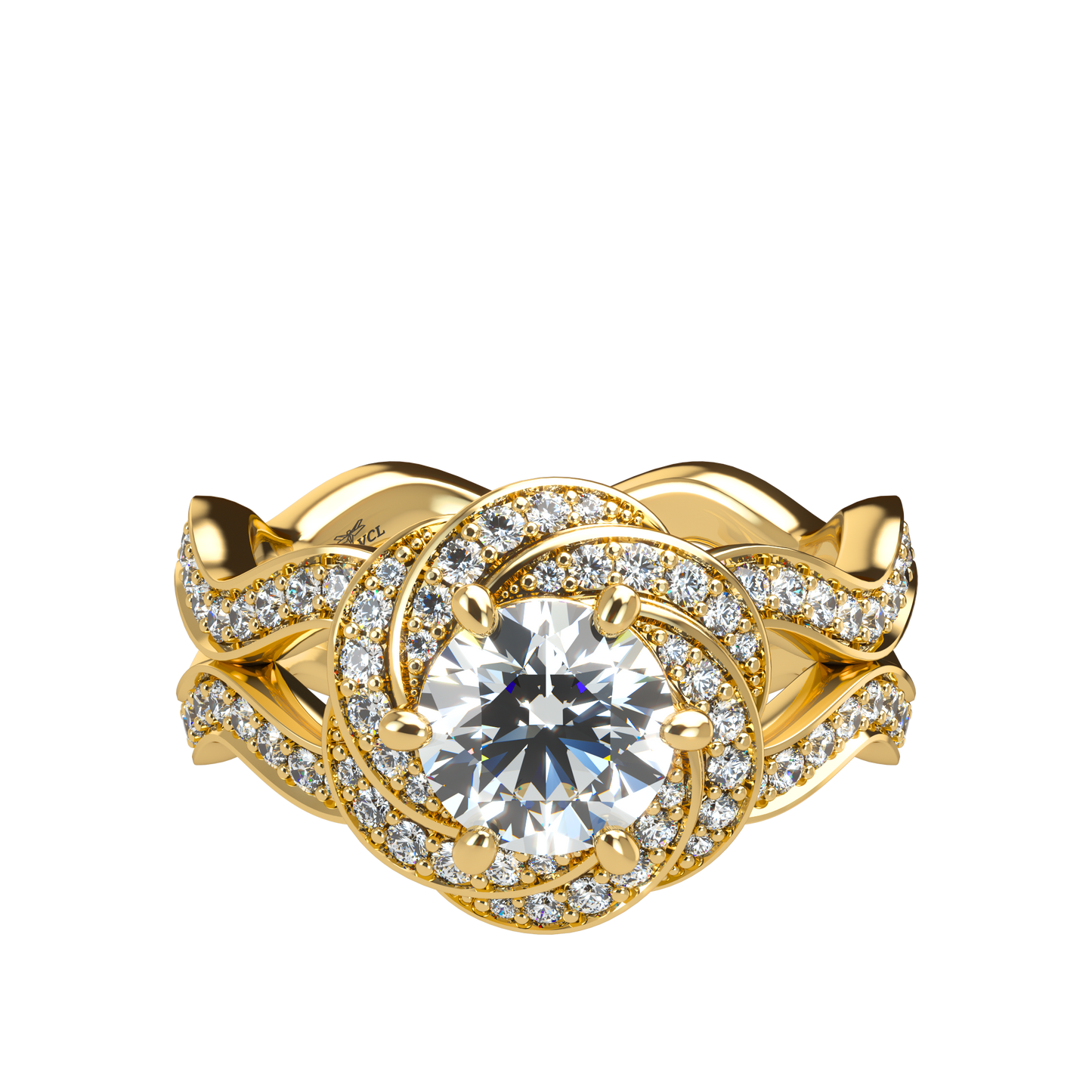 Cupcake VCL Halo prestige diamond Ring
