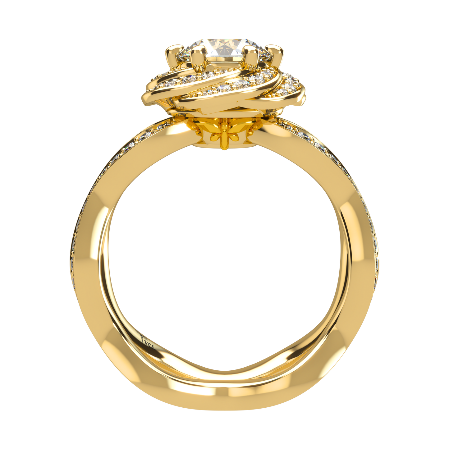 Cupcake VCL Halo prestige diamond Ring