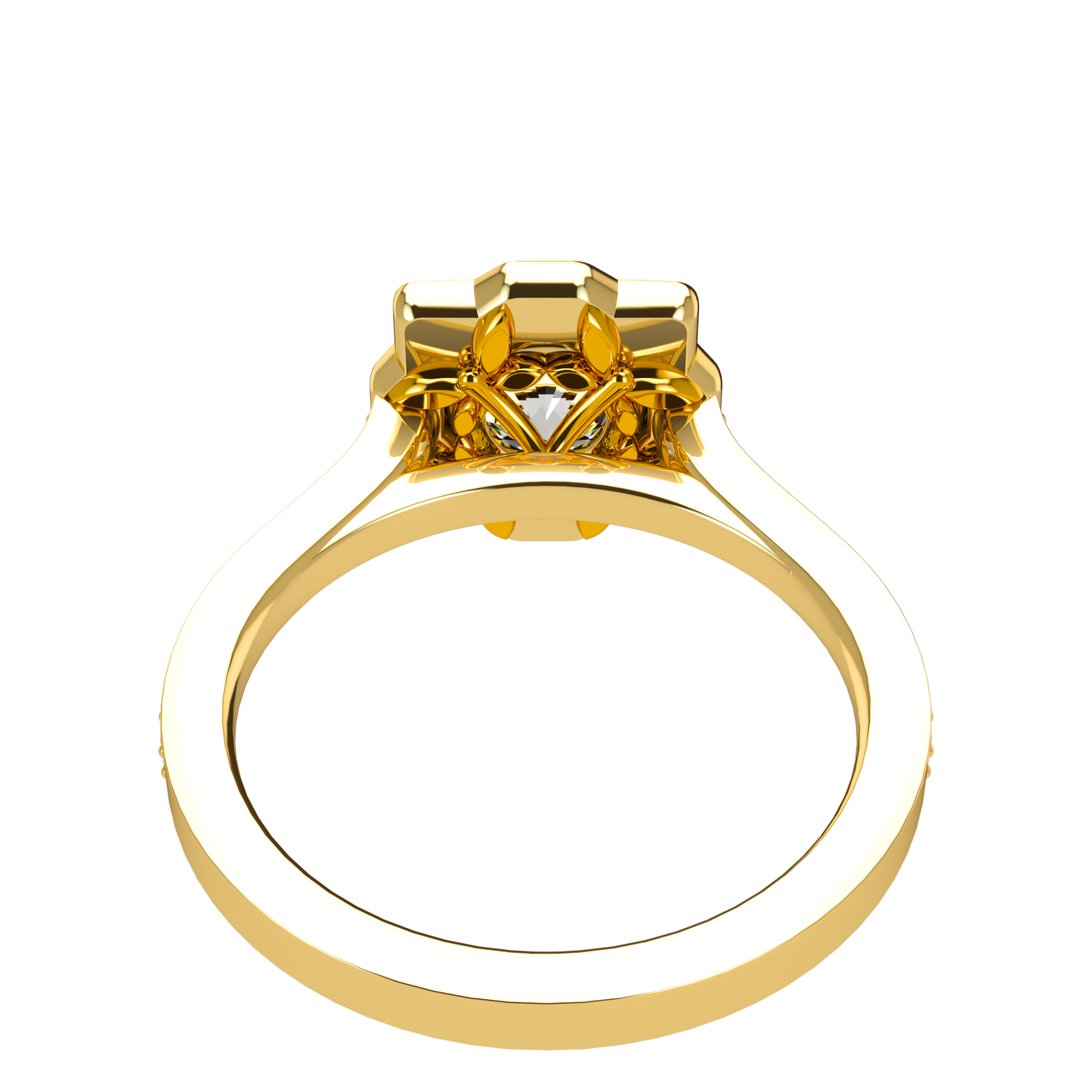 Tara VCL Halo prestige diamond ring