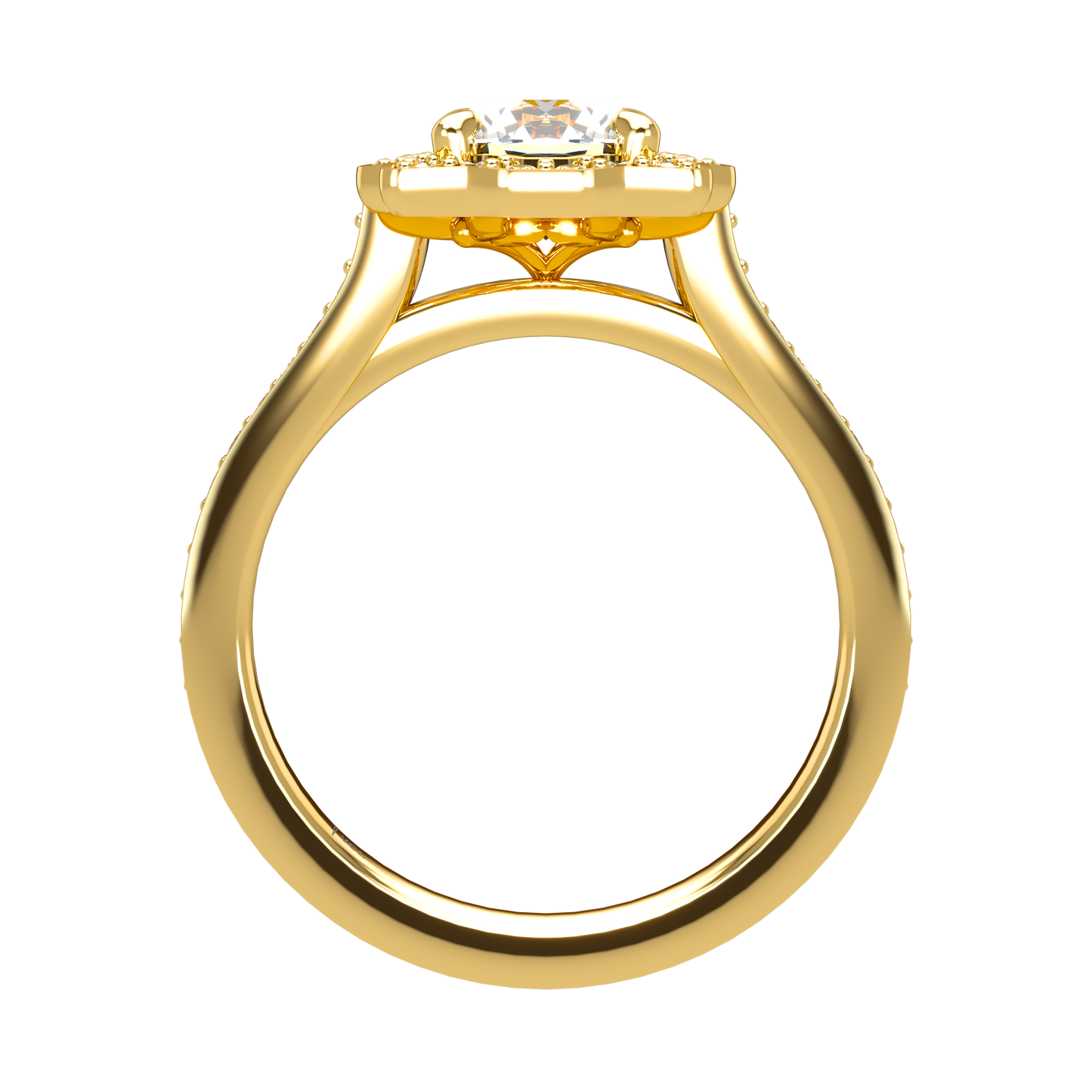 Tara VCL Halo prestige diamond ring