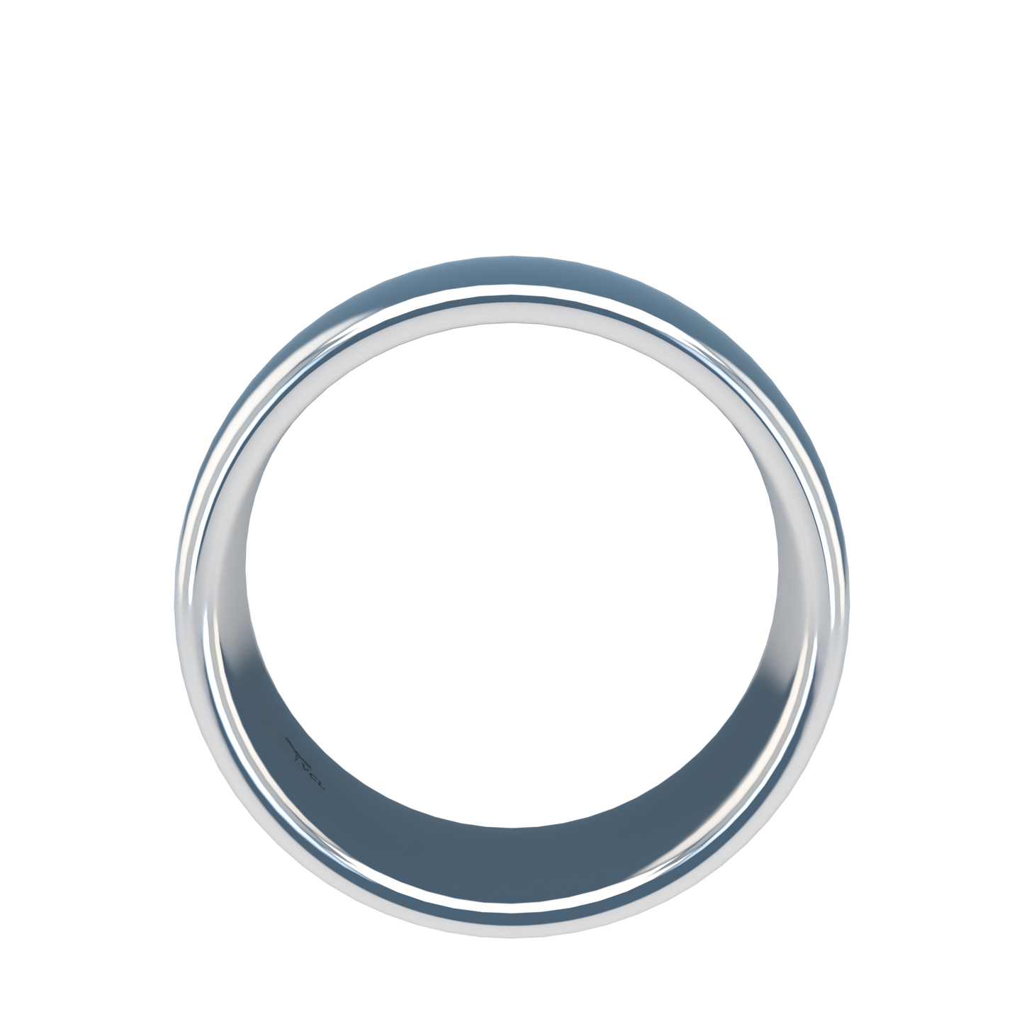 Classic round wedding band wide - 2mm to 11mm