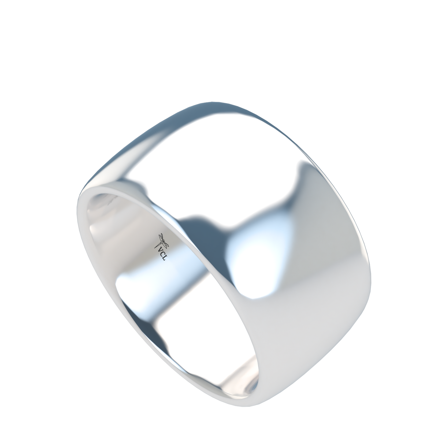 Classic round wedding band wide - 2mm to 11mm