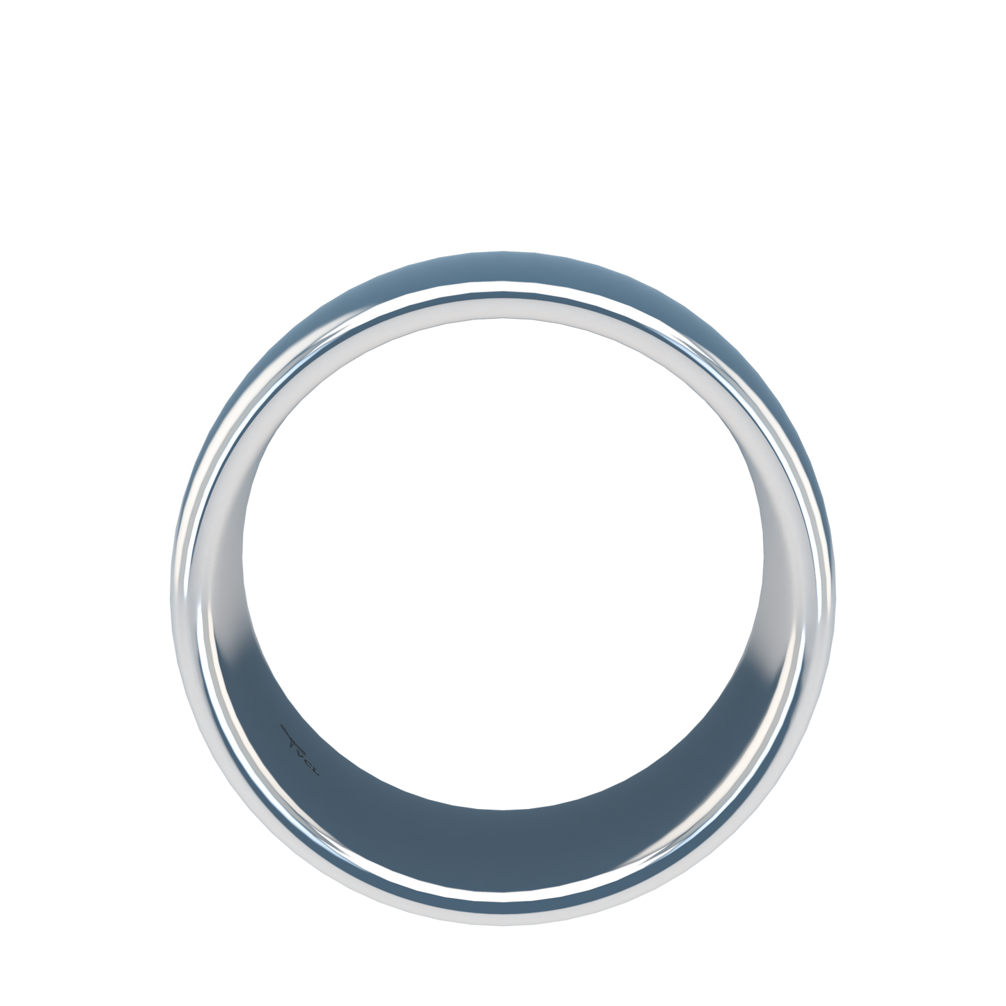 Classic round wedding band wide - 2mm to 11mm