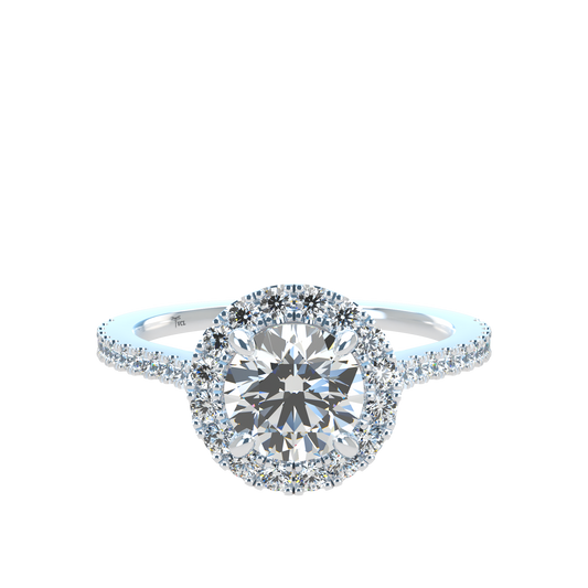 Libellule VCL Halo prestige diamond ring