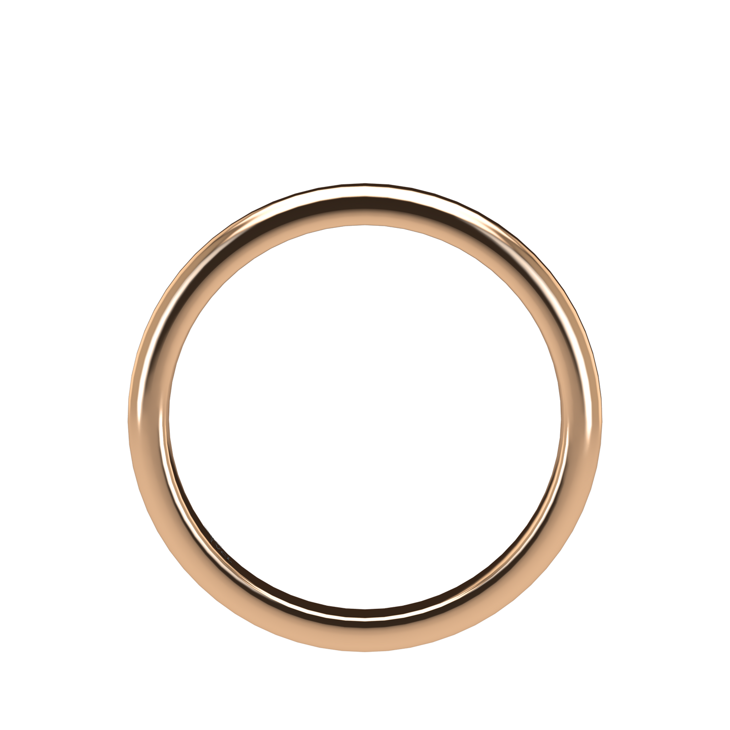 Classic round wedding band wide - 2mm to 11mm