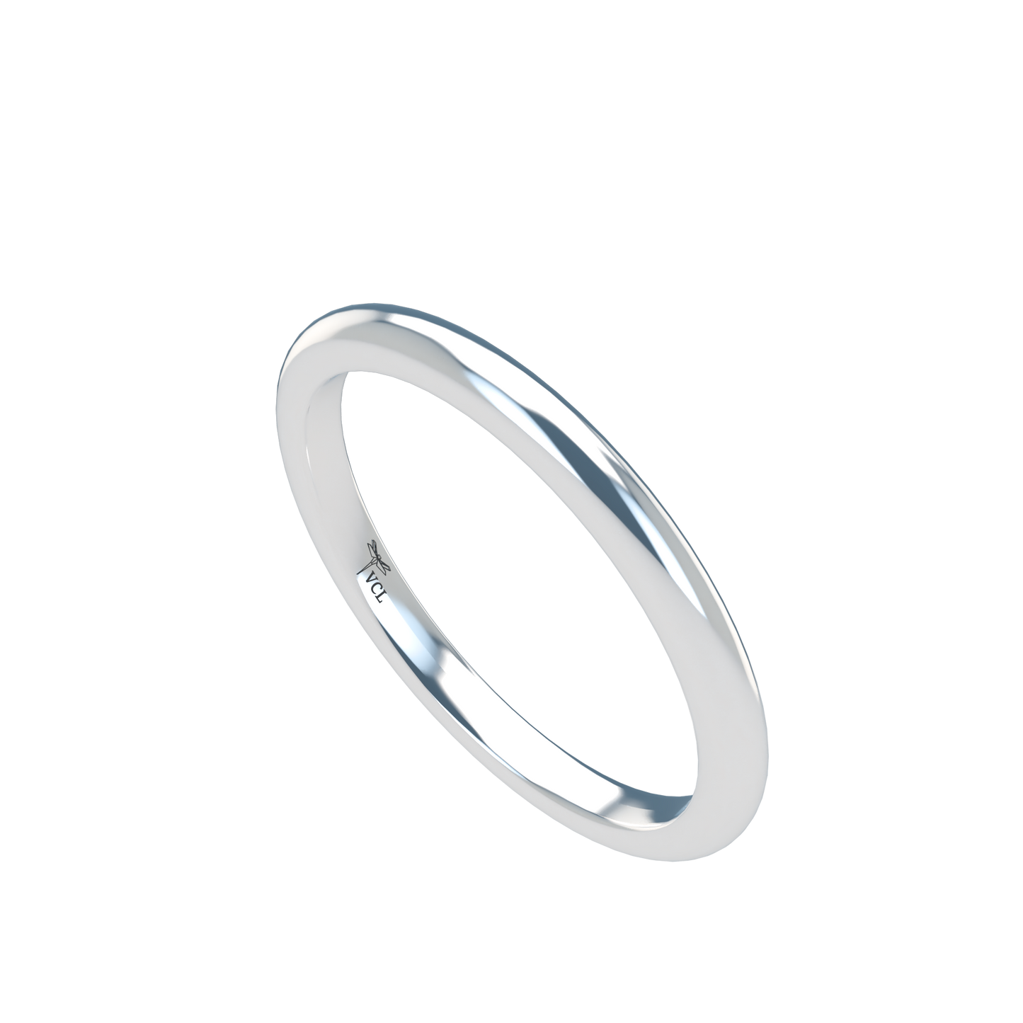 Classic round wedding band wide - 2mm to 11mm