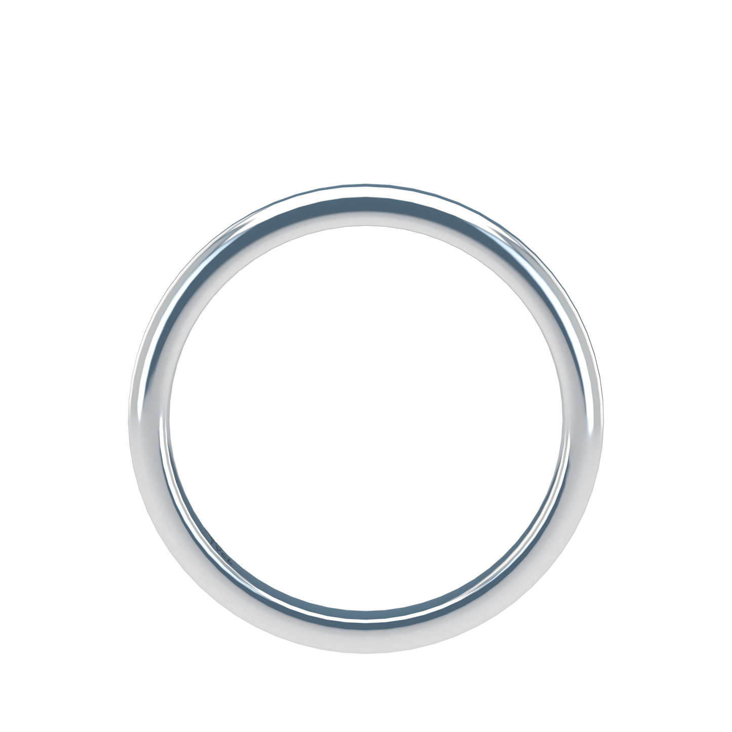 Classic round wedding band wide - 2mm to 11mm