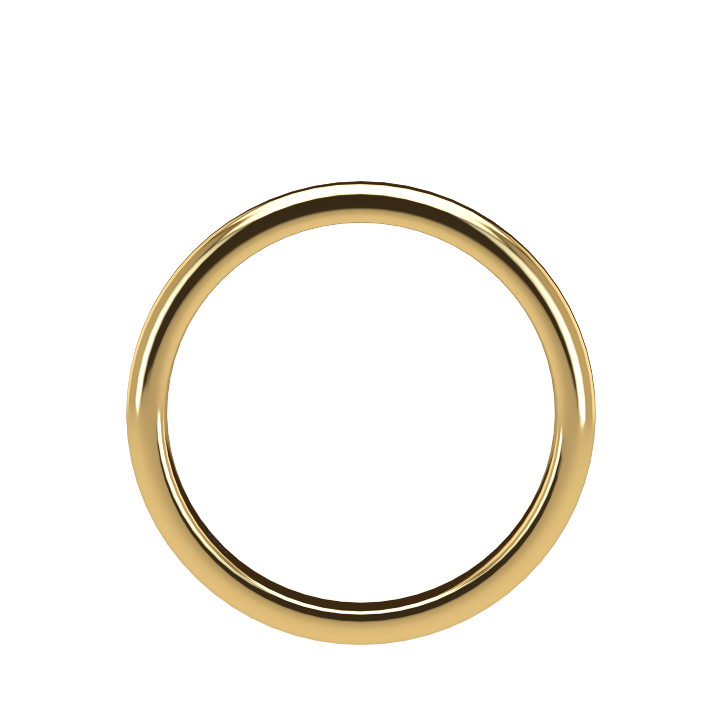 Classic round wedding band wide - 2mm to 11mm
