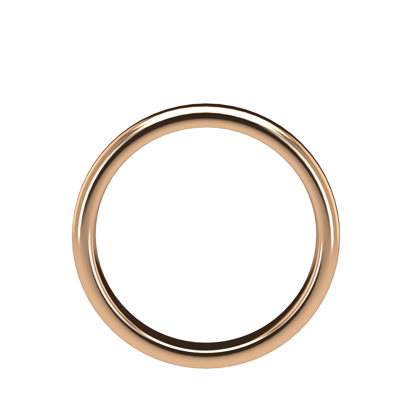 Classic round wedding band wide - 2mm to 11mm