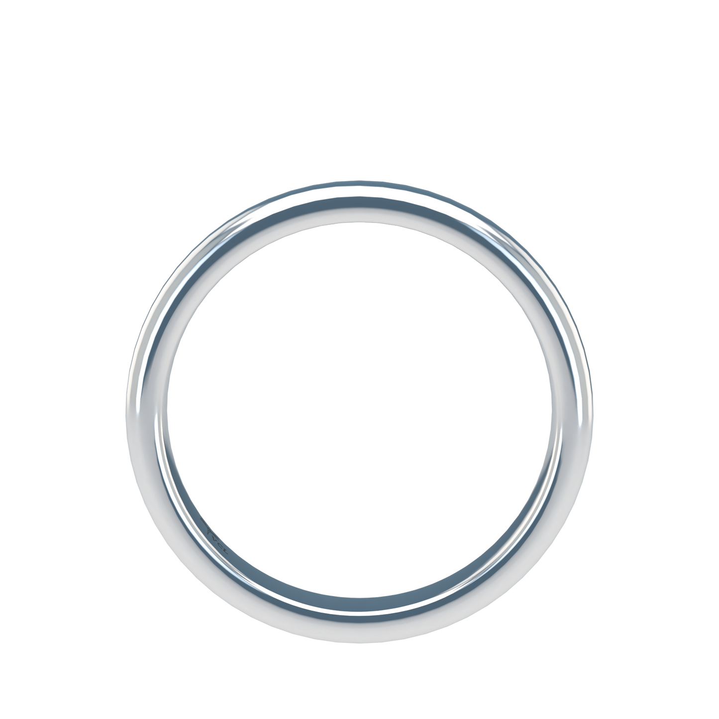 Classic round wedding band wide - 2mm to 11mm