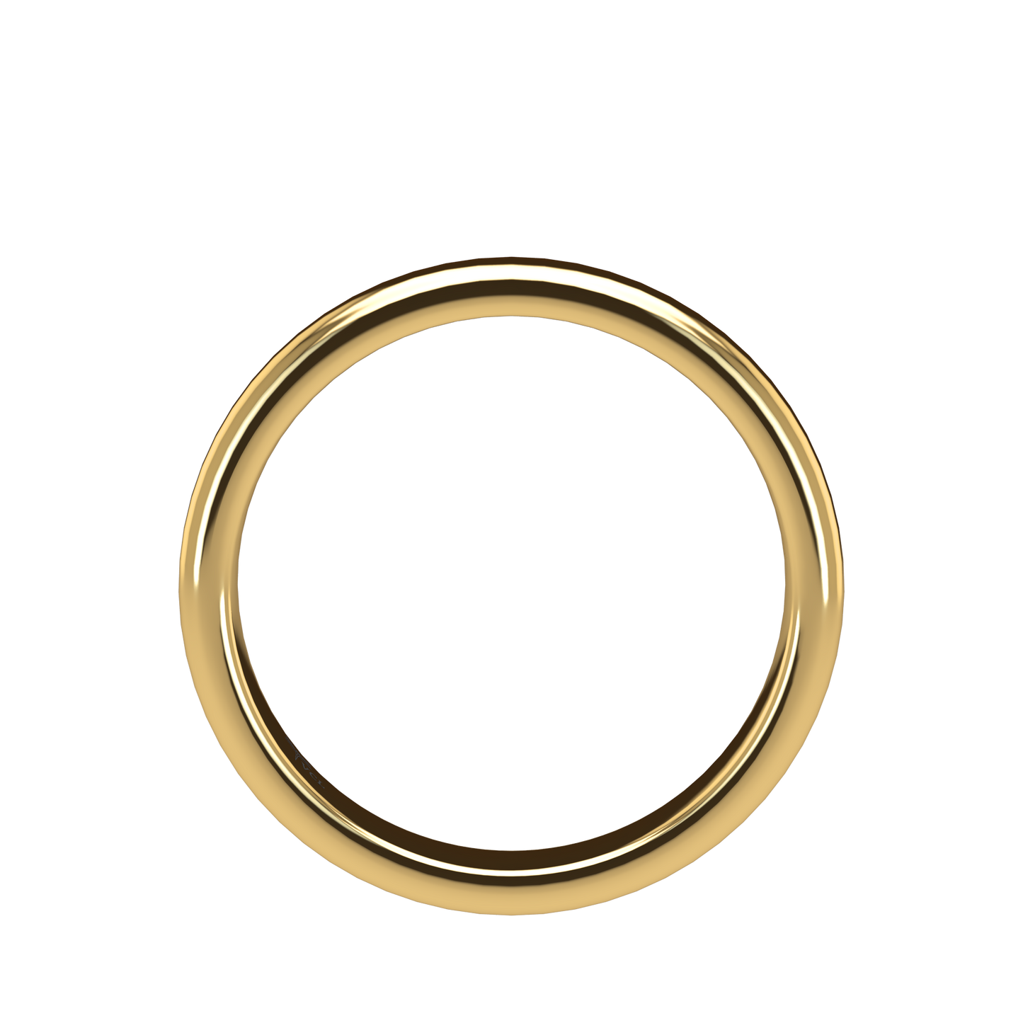 Classic round wedding band wide - 2mm to 11mm