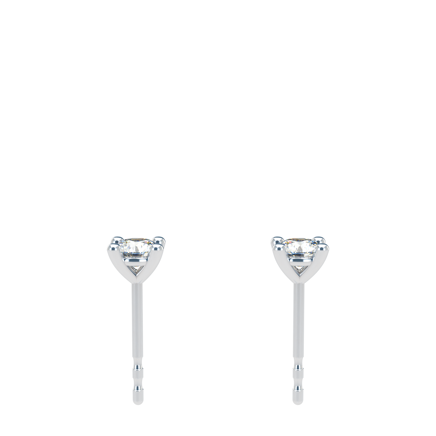 Small Martini 4 Prongs Diamond Studs 0.15ct - 0.50ct