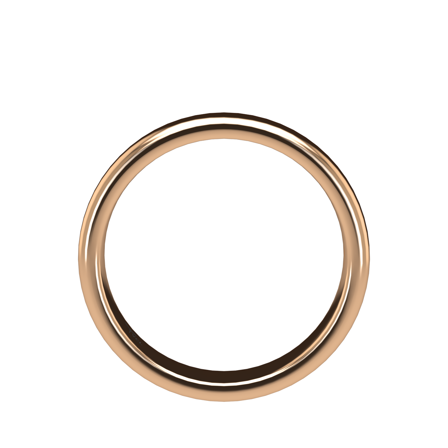 Classic round wedding band wide - 2mm to 11mm