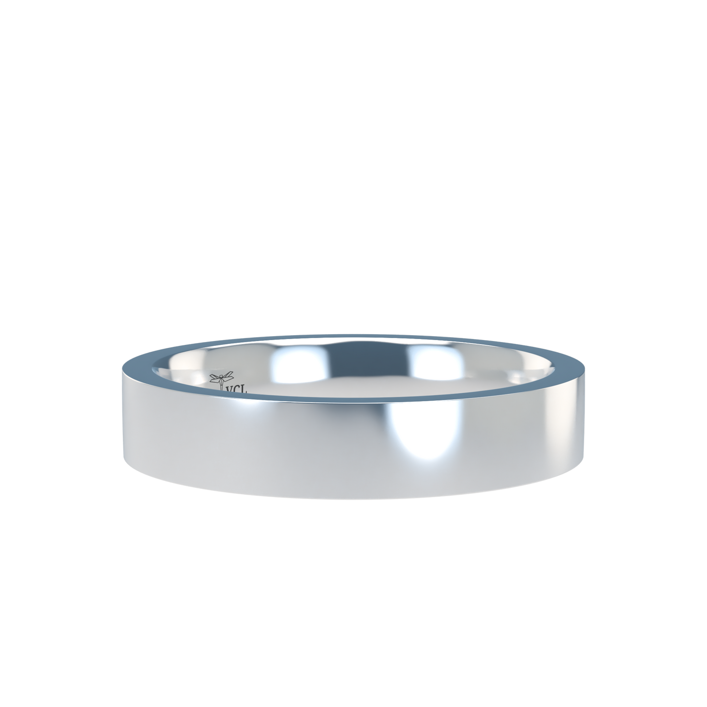 Flat wedding band wide - 2mm to 11mm