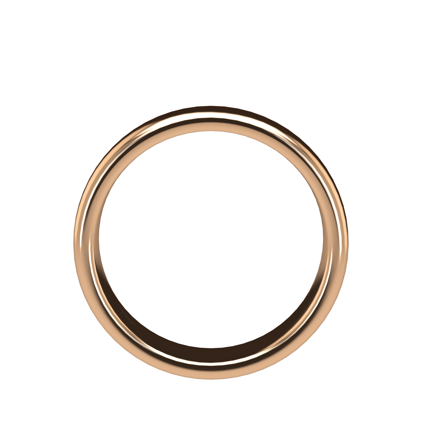 Classic round wedding band wide - 2mm to 11mm