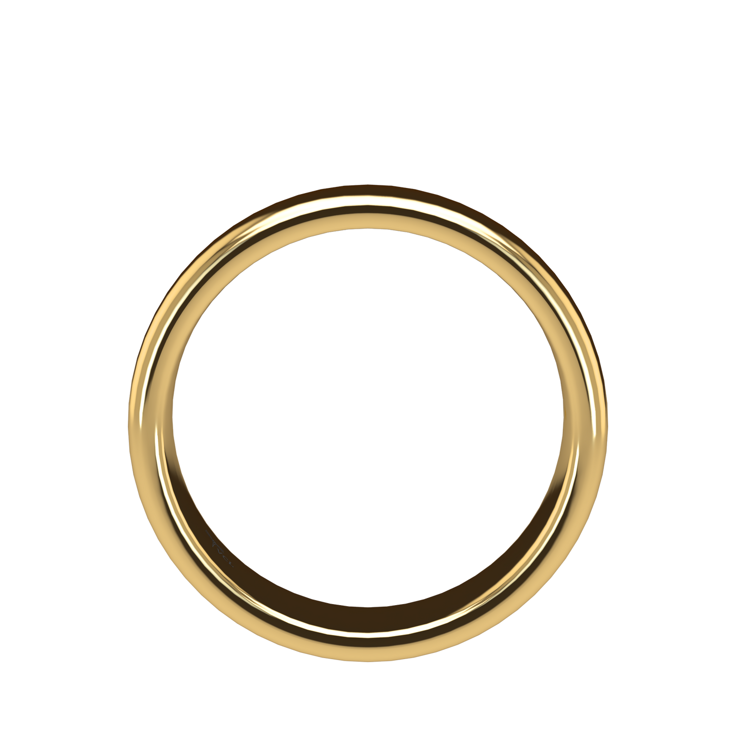 Classic round wedding band wide - 2mm to 11mm