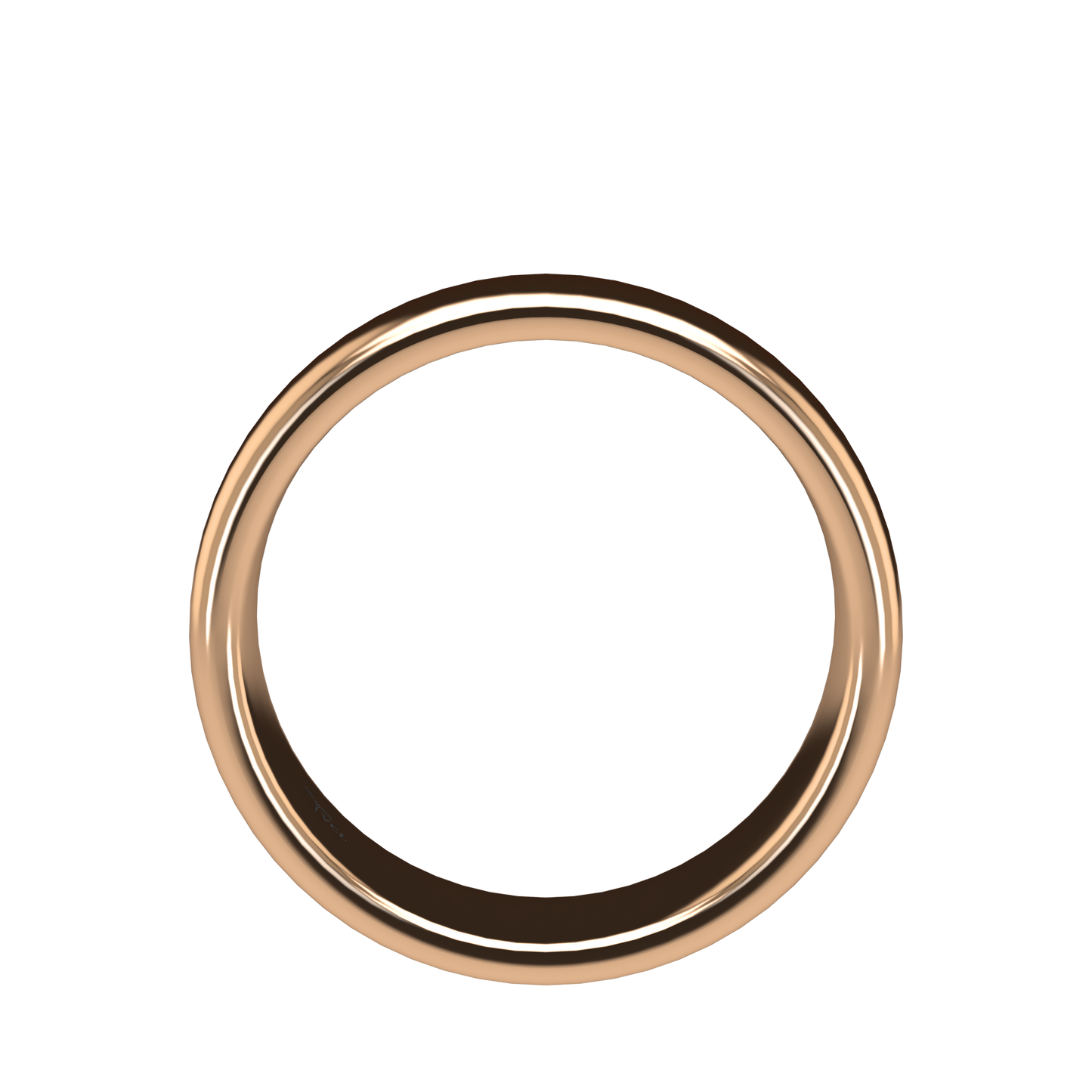 Classic round wedding band wide - 2mm to 11mm