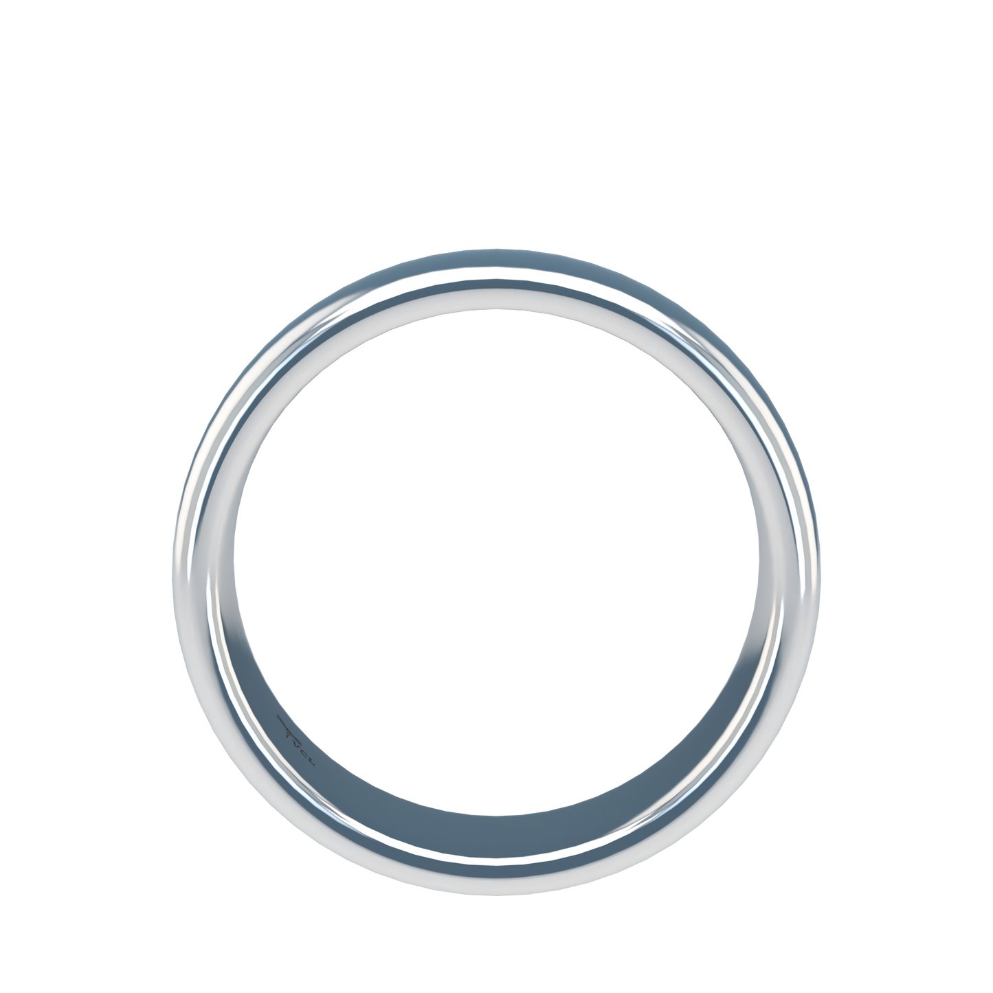 Classic round wedding band wide - 2mm to 11mm