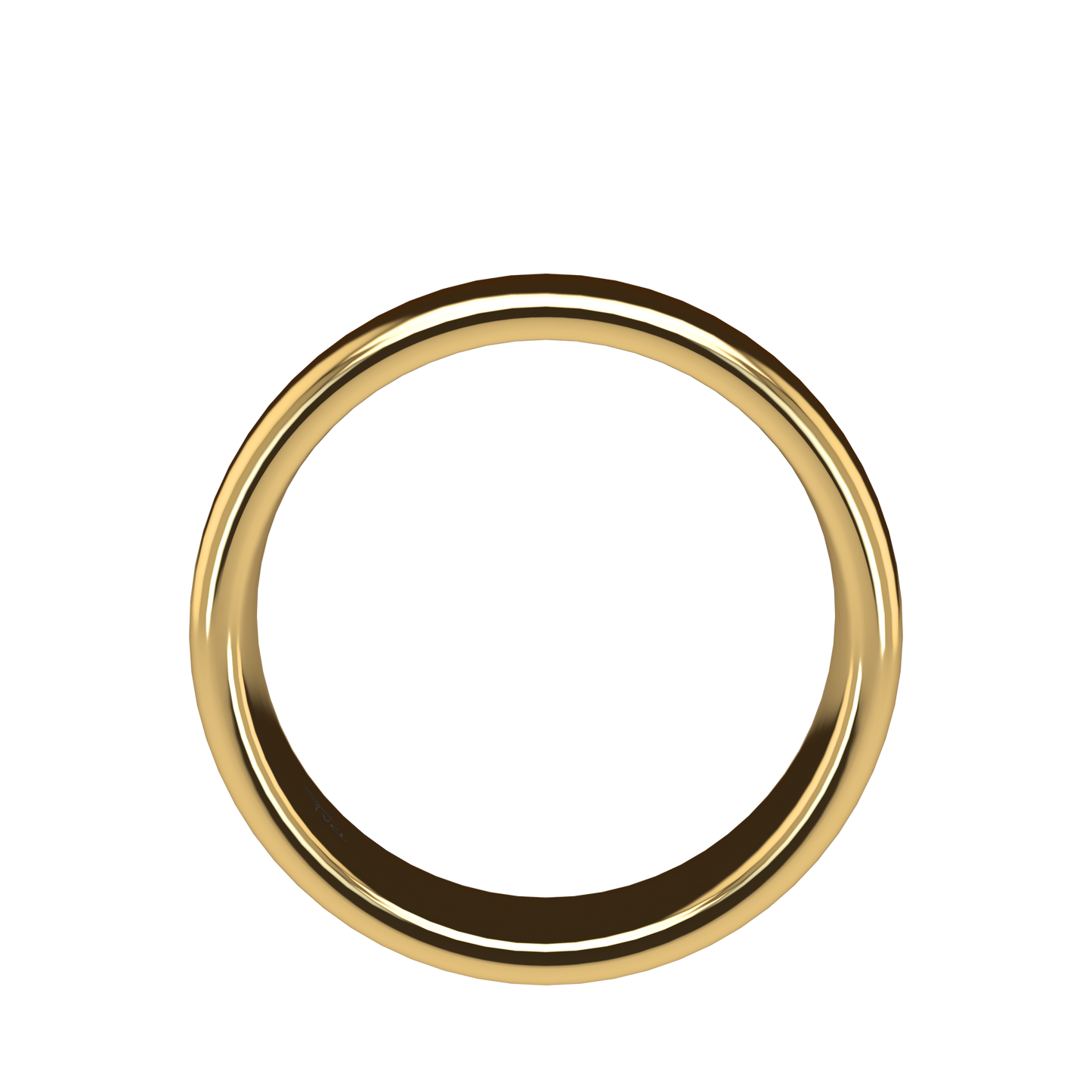 Classic round wedding band wide - 2mm to 11mm