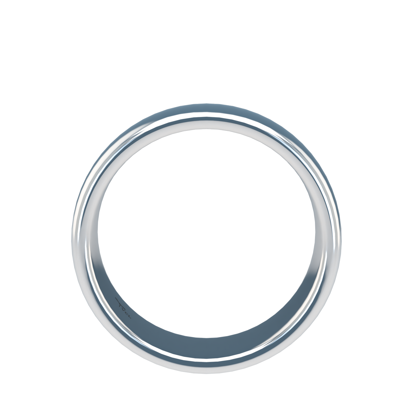 Classic round wedding band wide - 2mm to 11mm