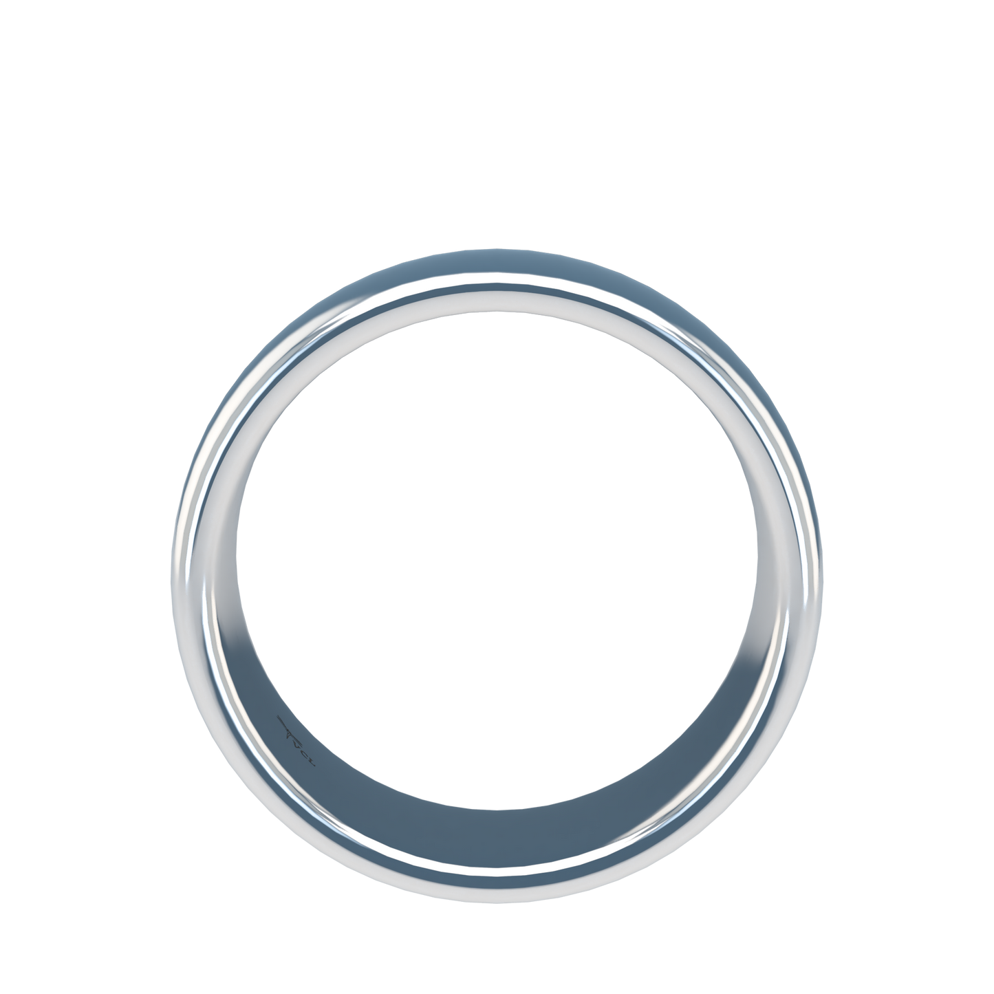 Classic round wedding band wide - 2mm to 11mm