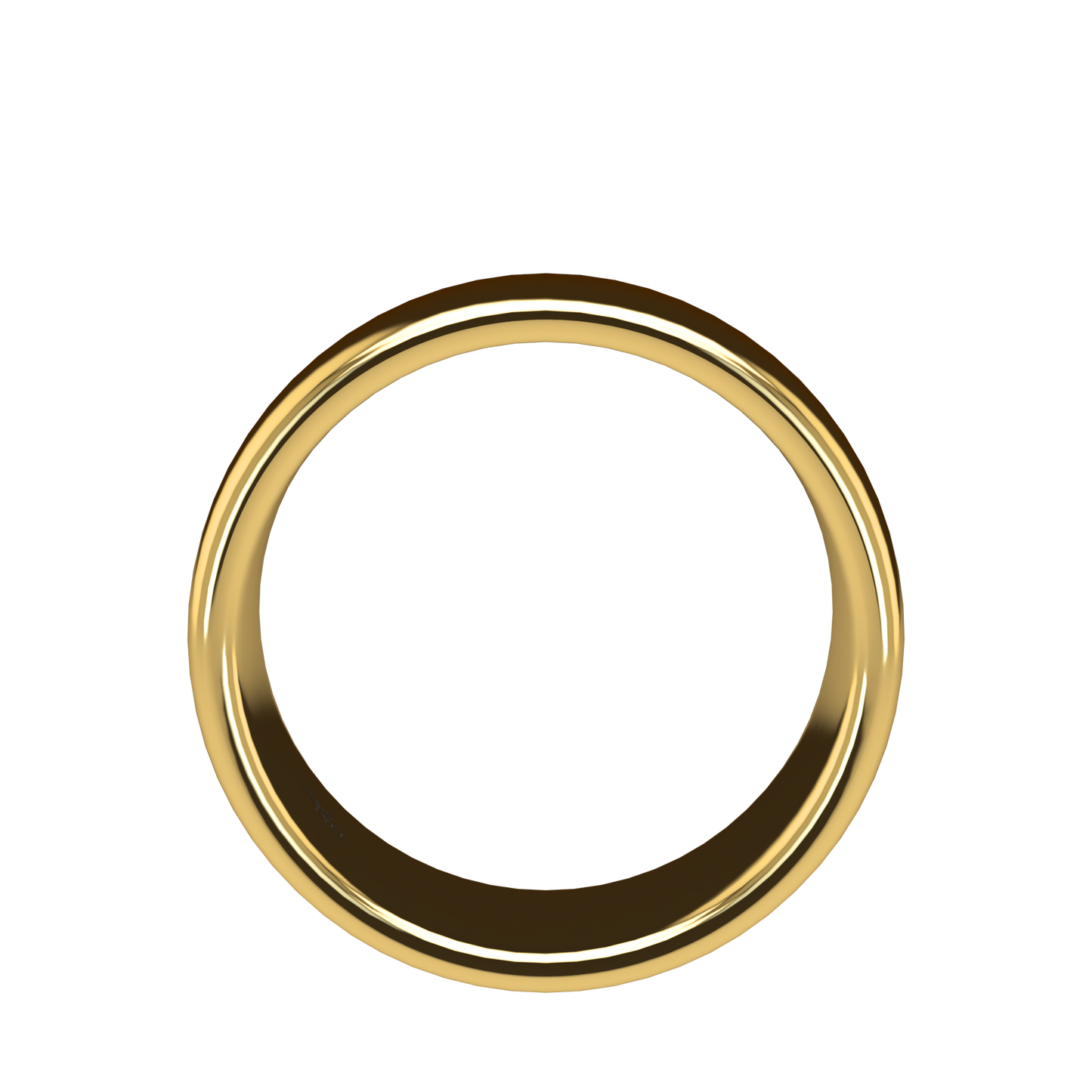 Classic round wedding band wide - 2mm to 11mm