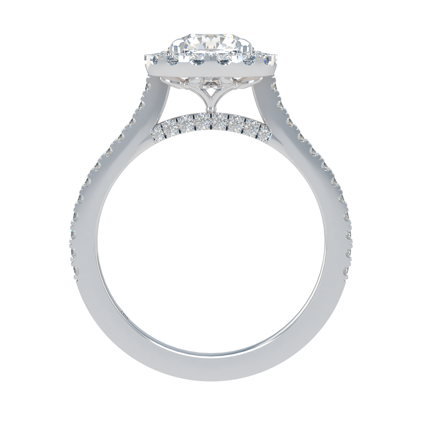 Libellule VCL Halo prestige diamond ring