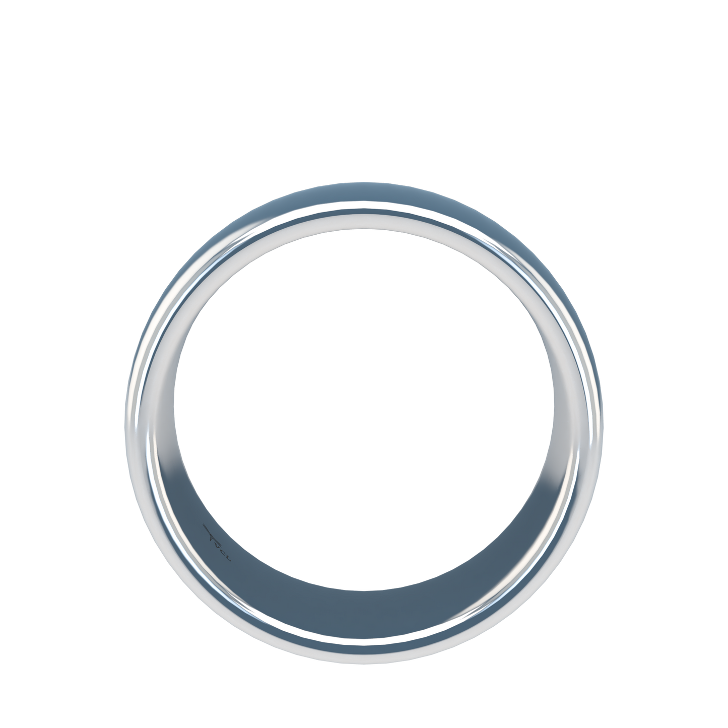 Classic round wedding band wide - 2mm to 11mm