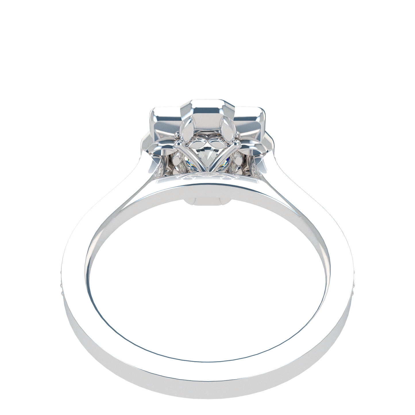 Tara VCL Halo prestige diamond ring