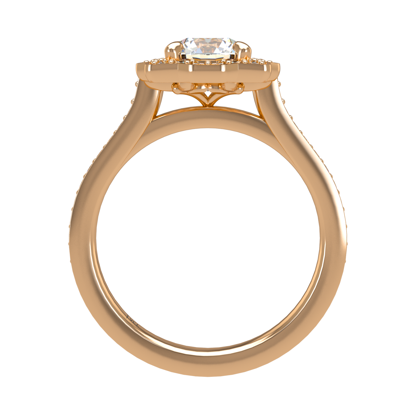 Tara VCL Halo prestige diamond ring