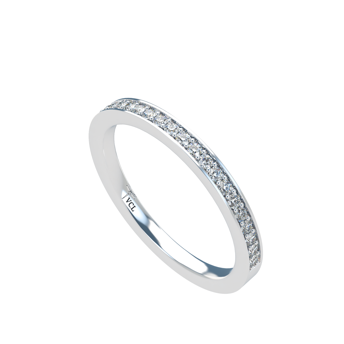 20pts Half diamond Eternity band