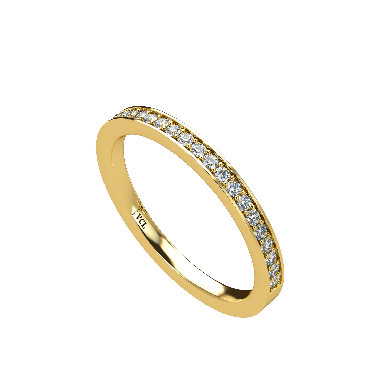 20pts Half diamond Eternity band