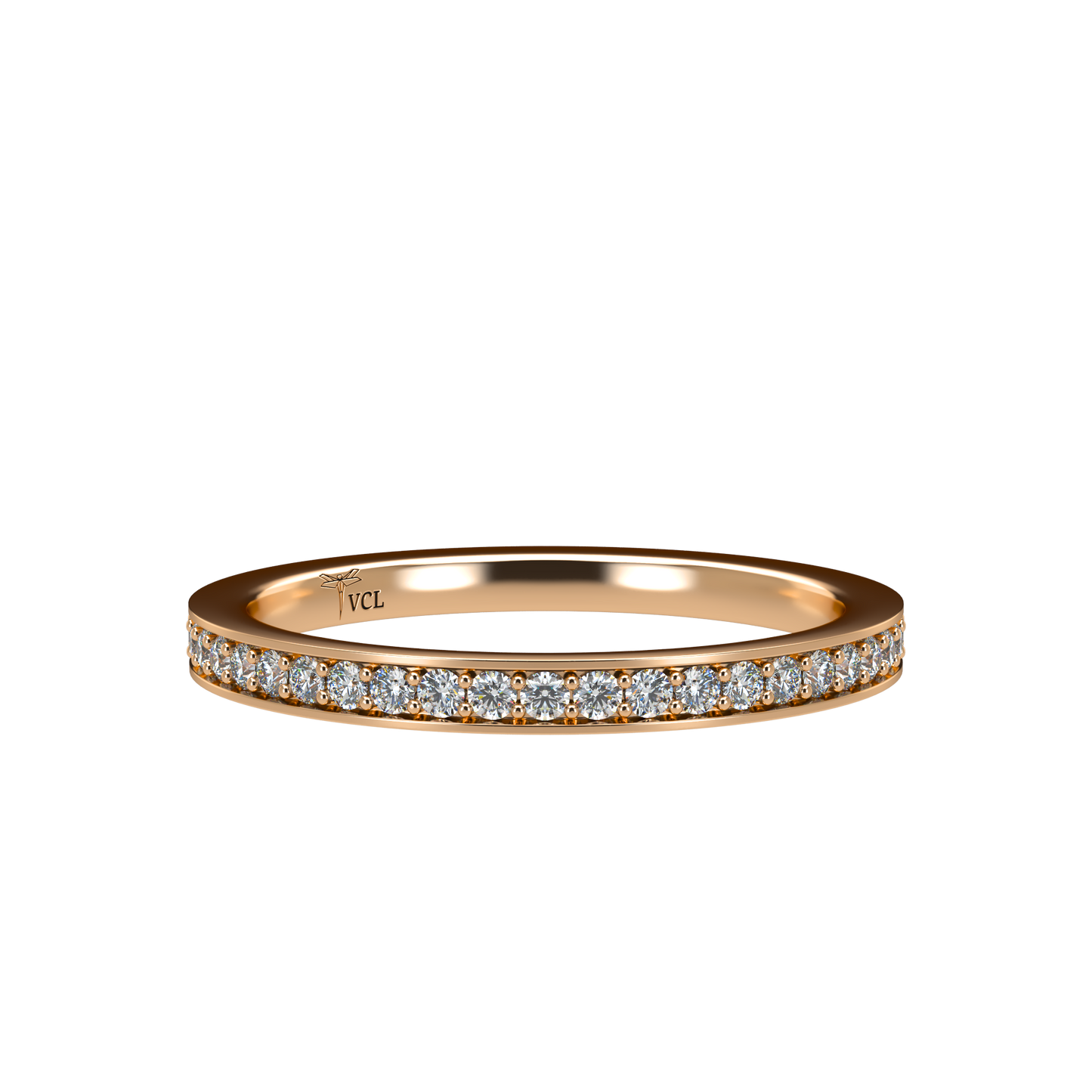 20pts Half diamond Eternity band