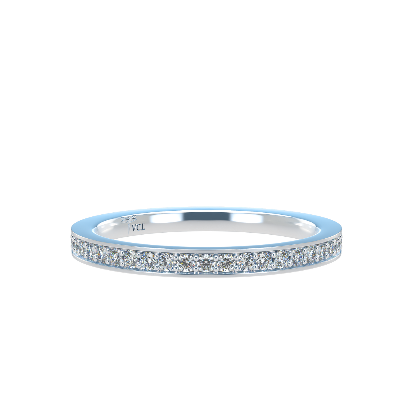 20pts Half diamond Eternity band