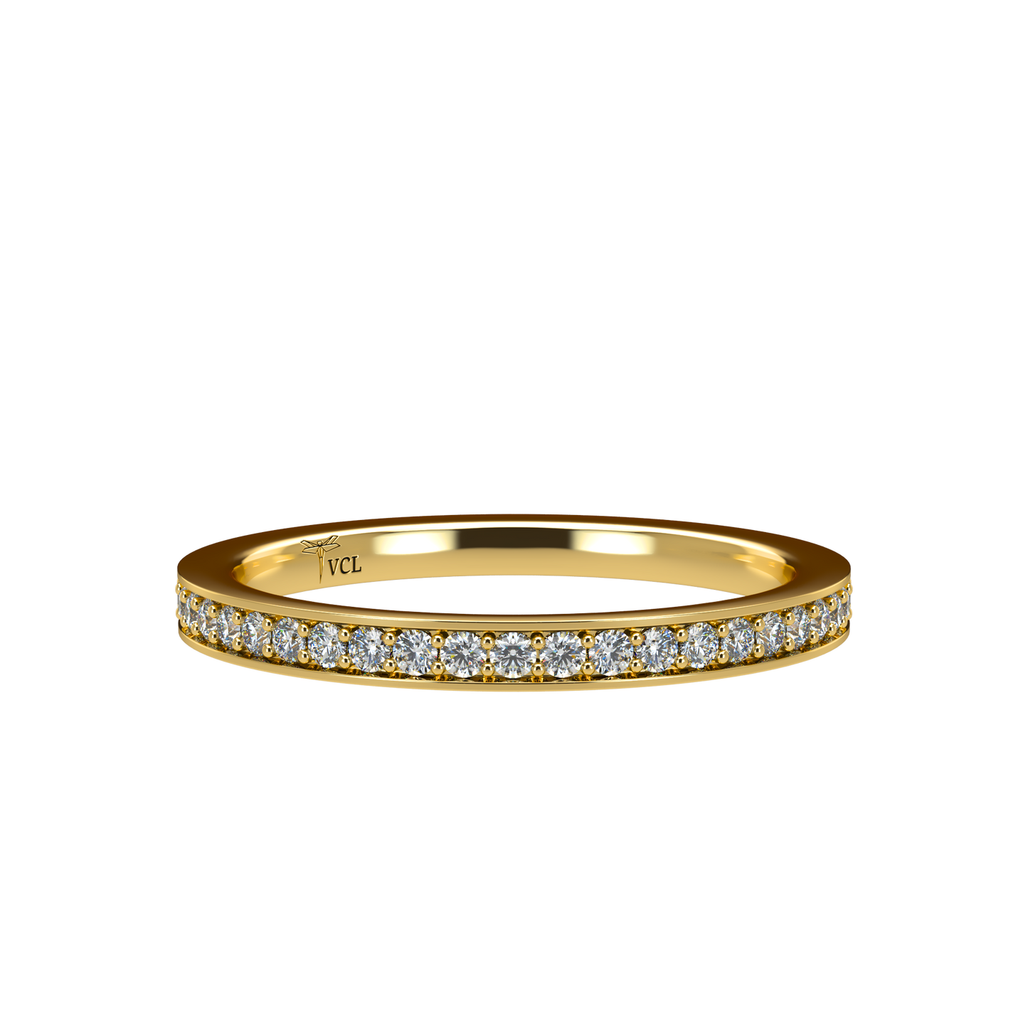 20pts Half diamond Eternity band