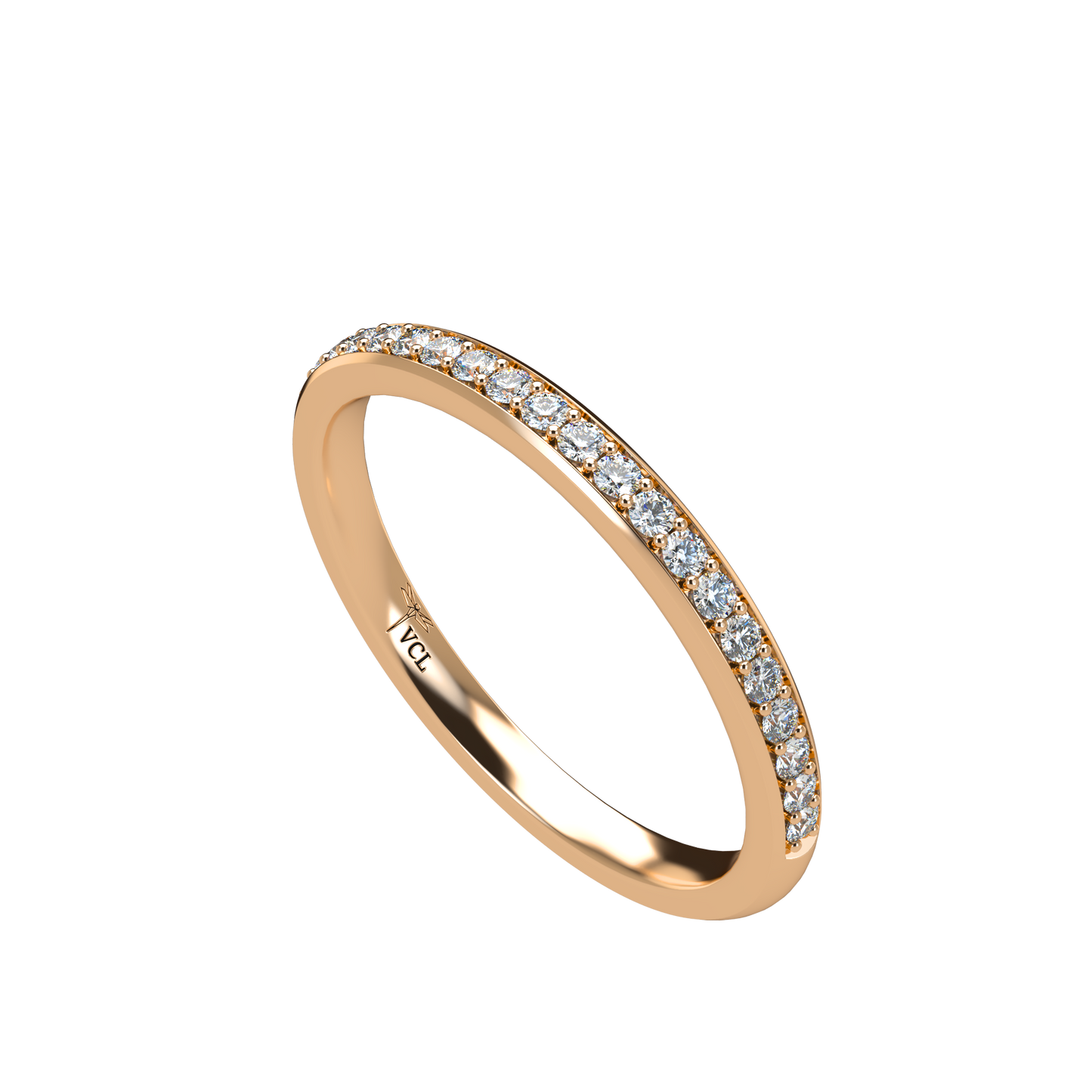 20pts Half diamond Eternity band