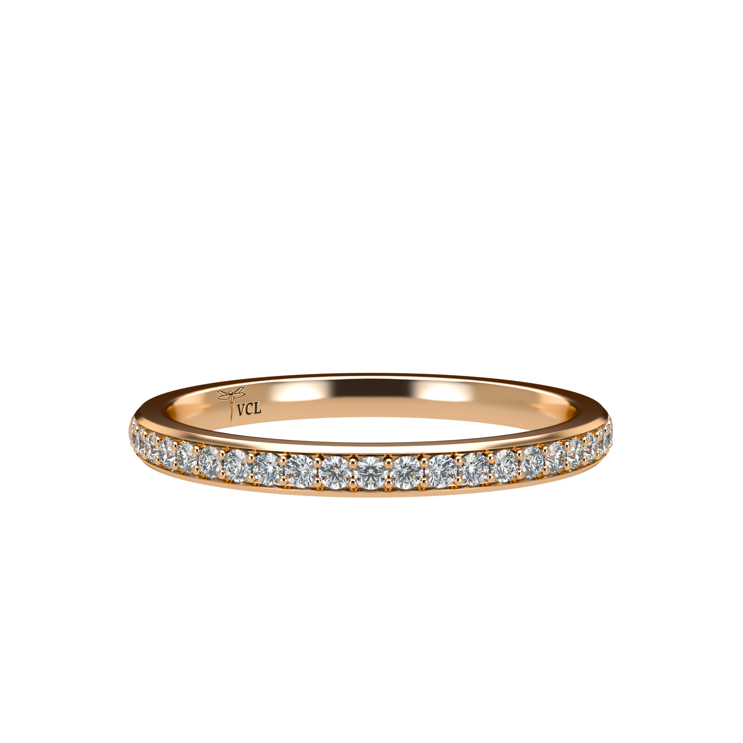 20pts Half diamond Eternity band