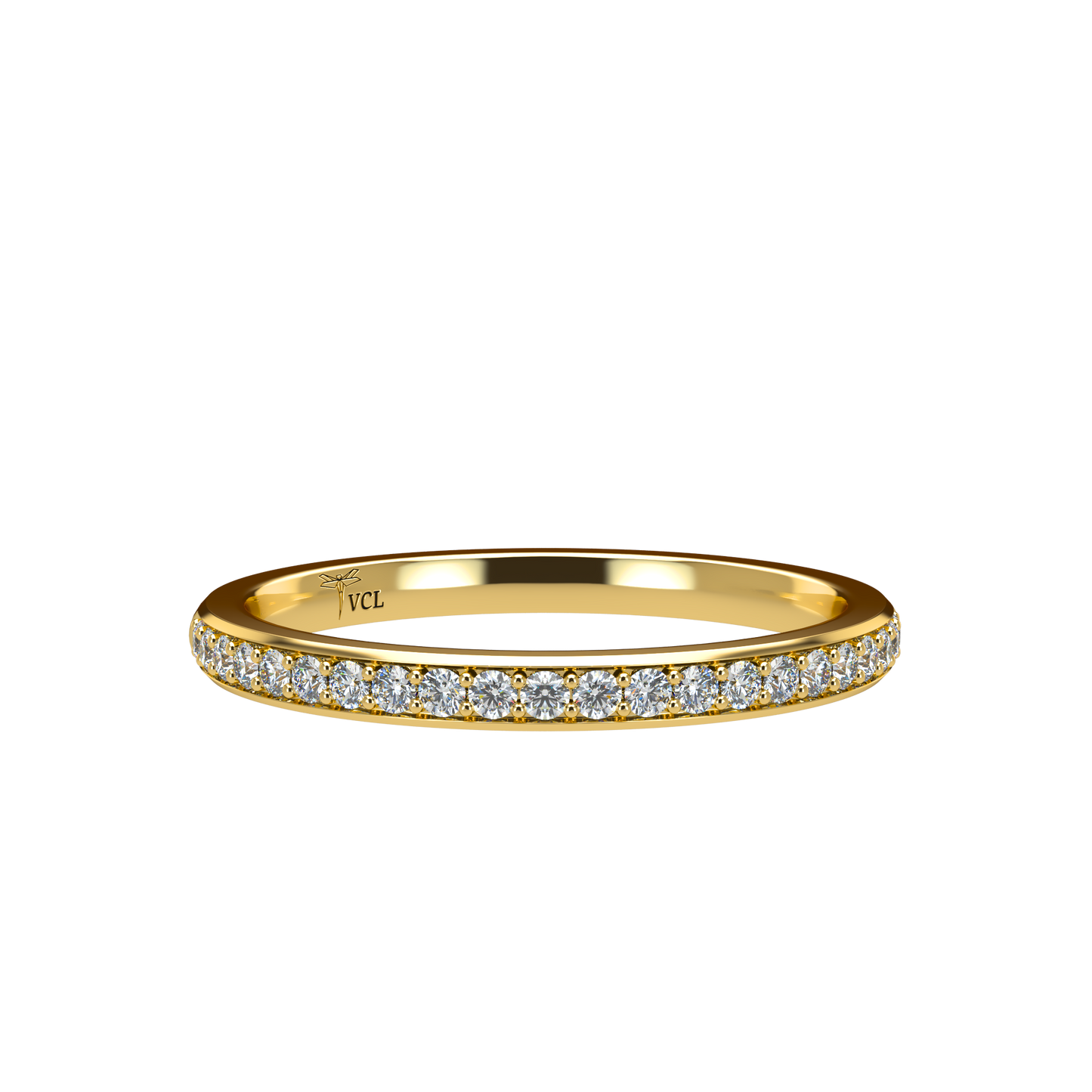 20pts Half diamond Eternity band