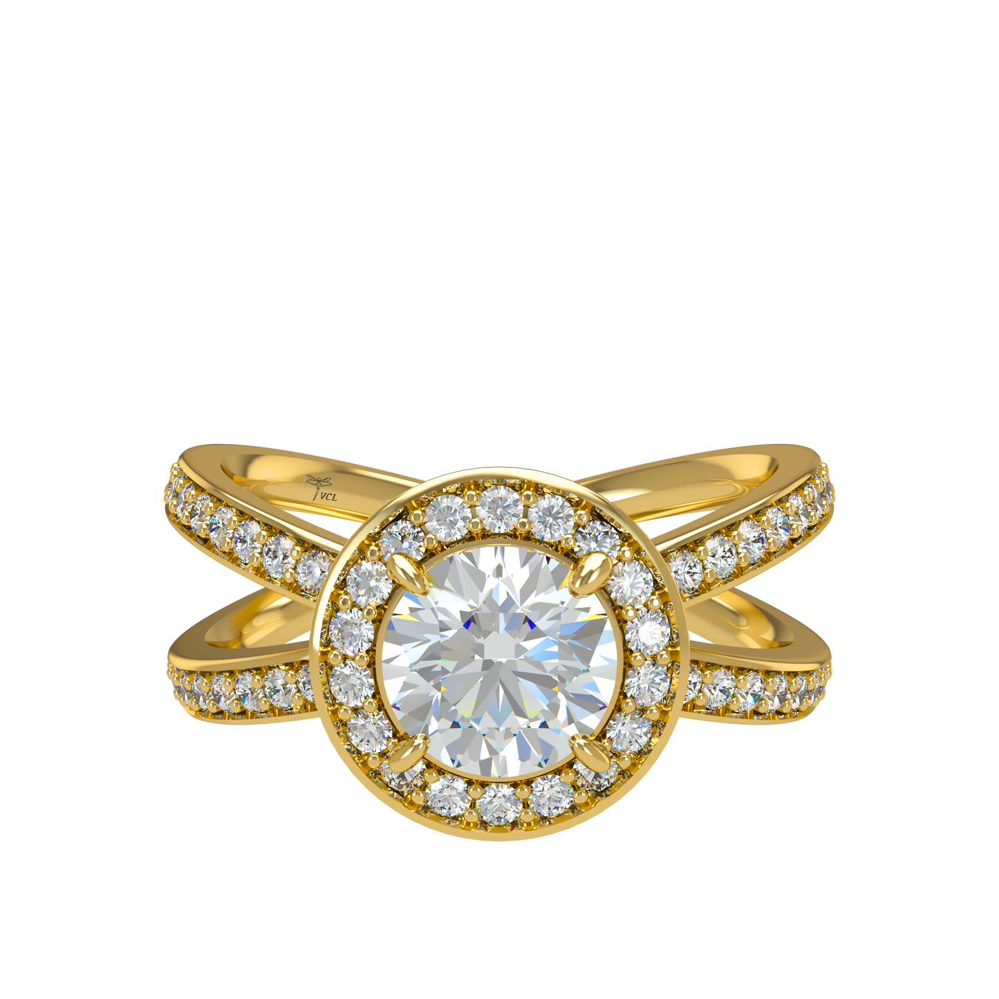 Ophelia VCL Halo prestiges diamond Ring