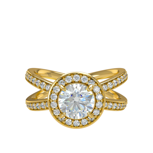 Ophelia VCL Halo prestiges diamond Ring