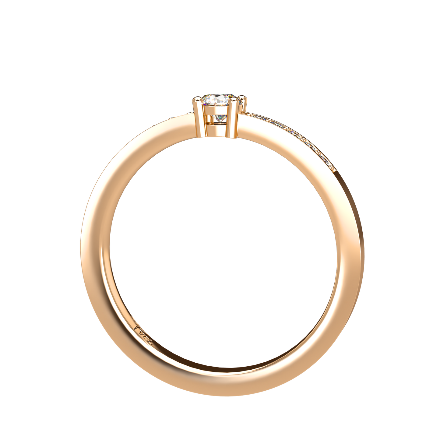 12pts diamond 4 Prongs Solitaire ring