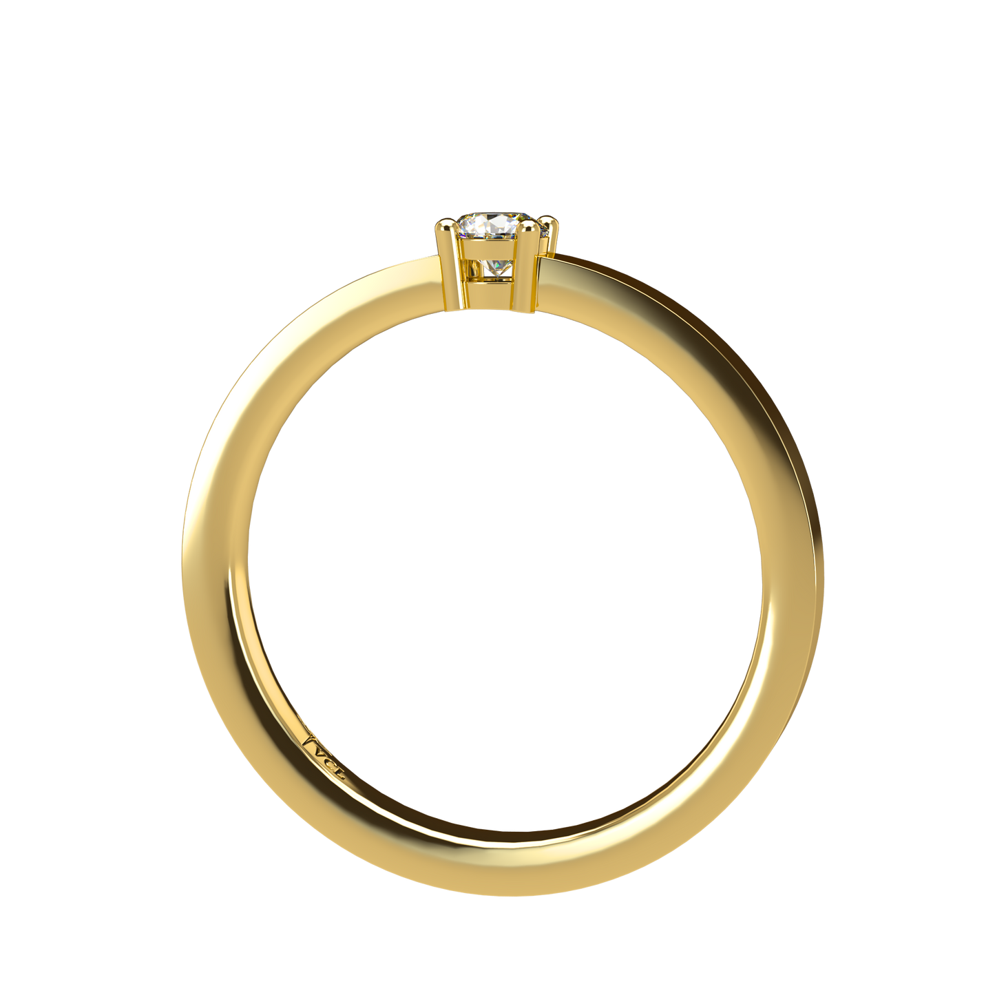 12pts diamond 4 Prongs Solitaire ring