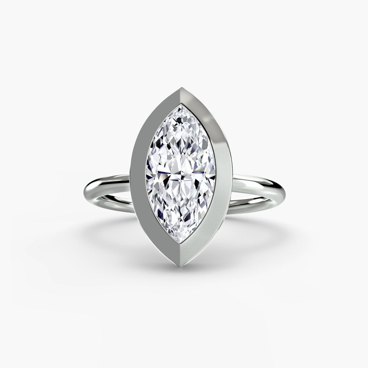 The Bezel Diamond Solitaire ring | Joaillerie VCL