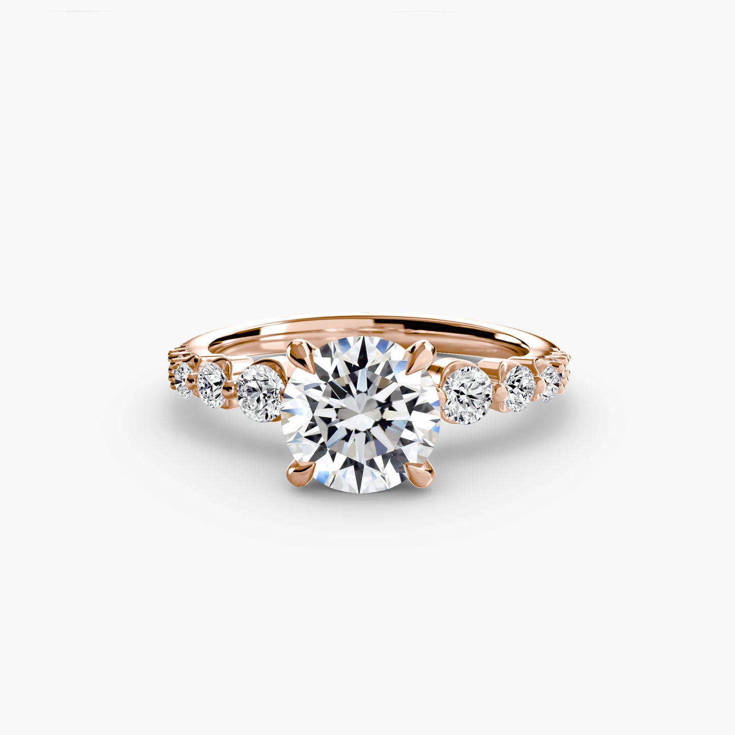 The Cascade Diamond Ring with secret diamond